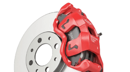 Brake rotor and caliper