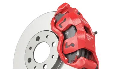 Brake rotor and caliper